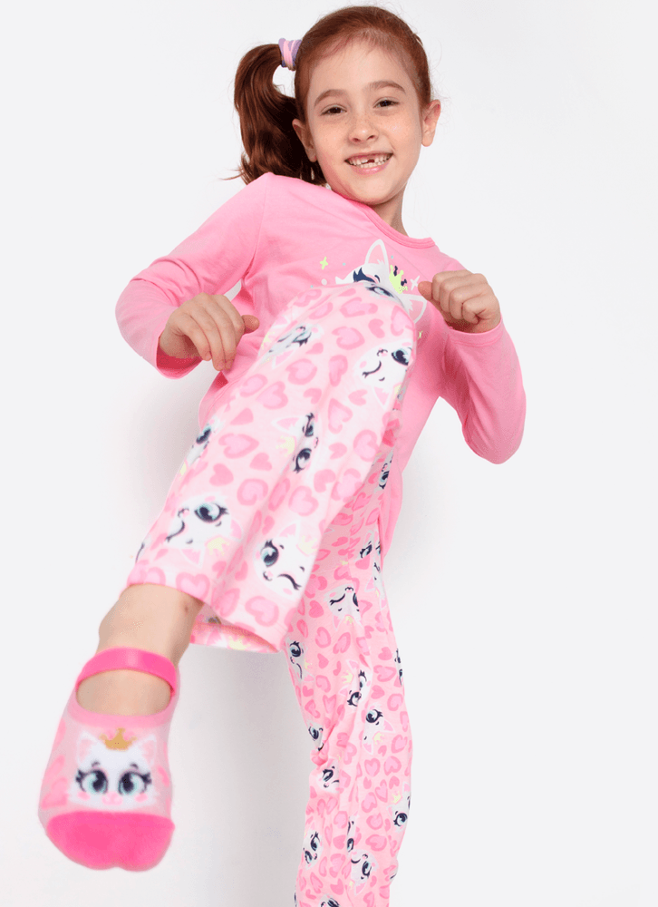Pijama-Manga-Longa-Algodao-Menina-Gata-Romantica