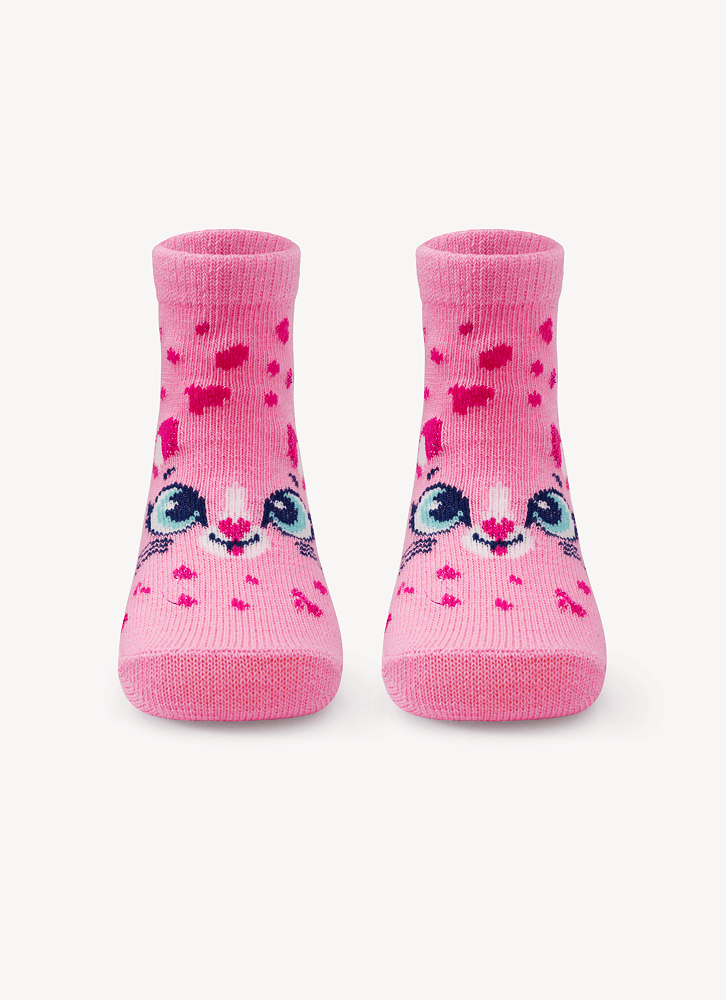 Meia-Soquete-Bebe-Rn-Menina-Gata-Meow