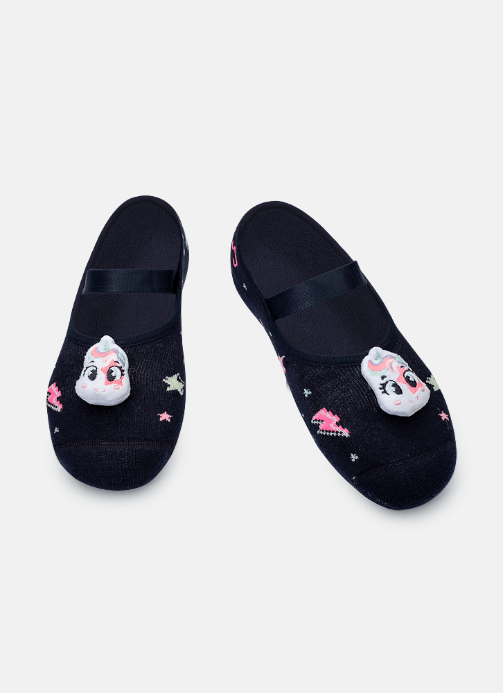 Meia-Sapatilha-Antiderrapante-Feminina-Unicornio-Music-Com-Led