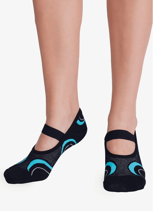 Meia Sapatilha Antiderrapante Feminina Pilates