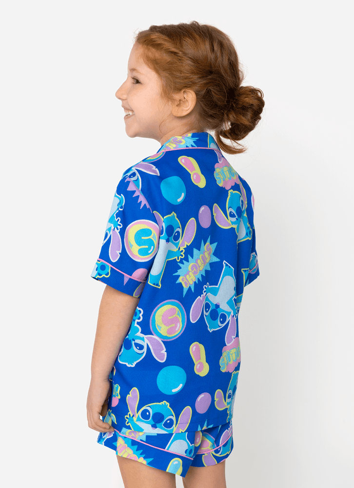 Pijama-Manga-Curta-Viscose-Menina-Stitch