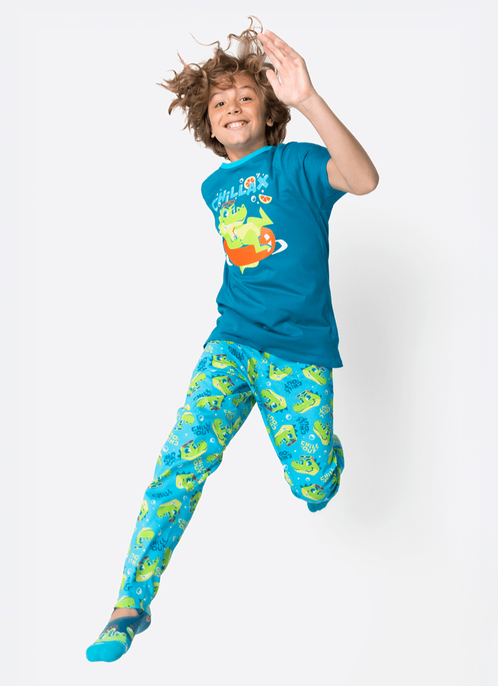 Pijama-Manga-Curta-Algodao-Menino-Teen-Jacare-Relax