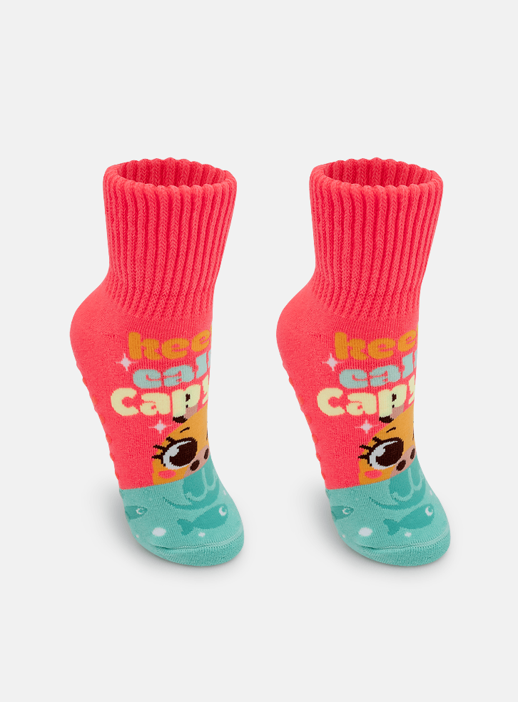 Meia-Botinha-Antiderrapante-Feminina-Capivara-Vibes