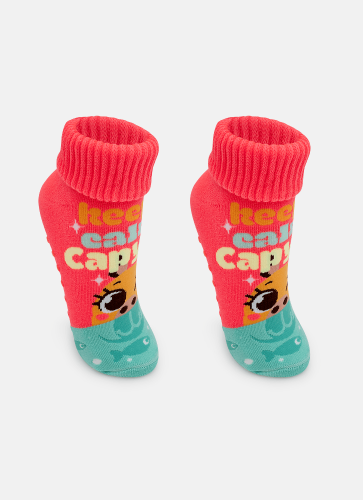 Meia-Botinha-Antiderrapante-Feminina-Capivara-Vibes