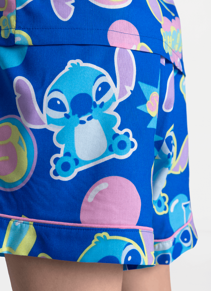 Pijama-Manga-Curta-Viscose-Menina-Teen-Stitch