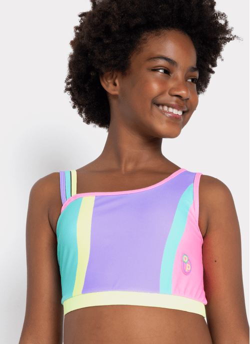 Biquini Menina Teen Colorful