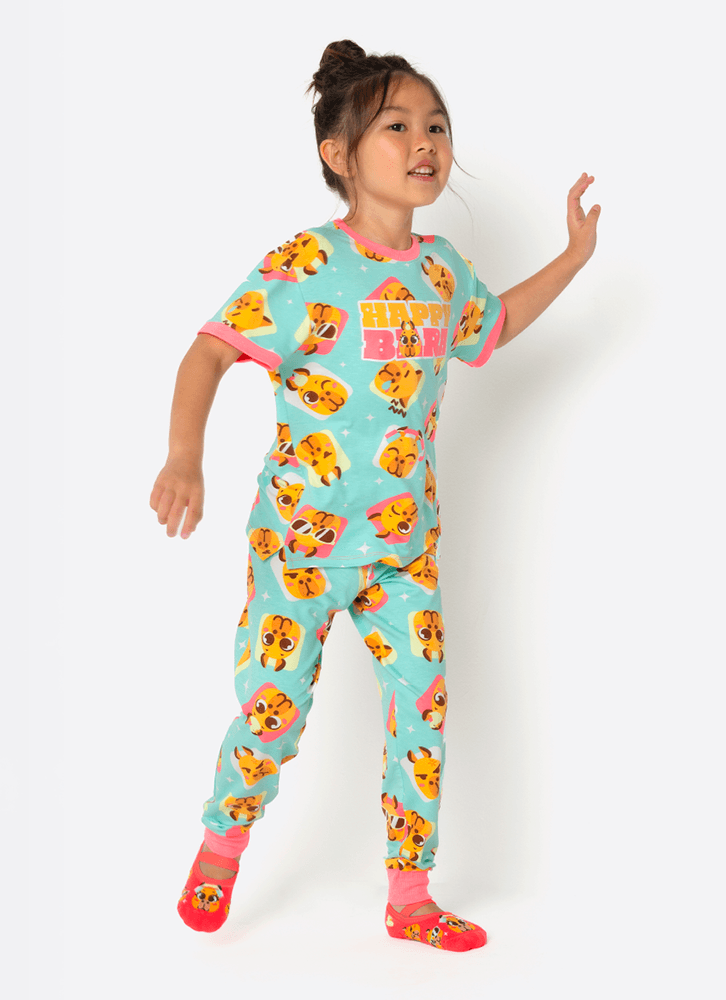 Pijama-Manga-Curta-Viscolycra-Menina-Capy-Bora