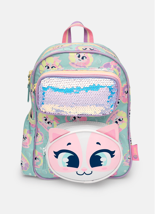 Mini Mochila Costas Gata Sereia