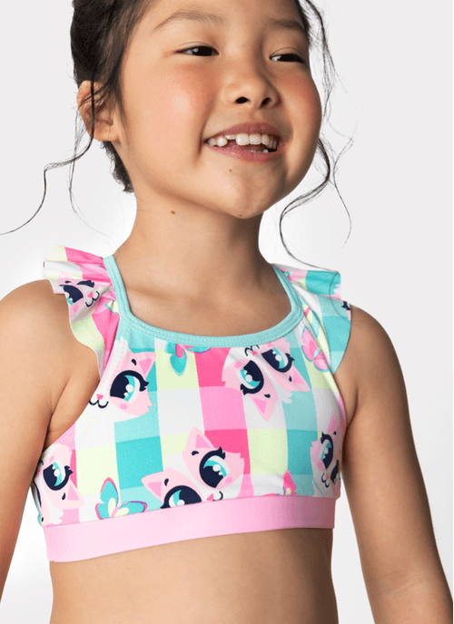 Biquini Menina Gata Picnic