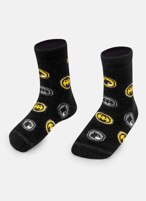Meia Soquete Bebê Menino Cano Médio Batman
