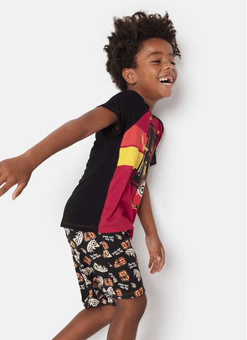 Pijama Manga Curta Menino Viscolycra Harry Potter
