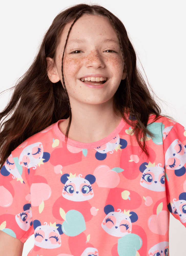 Camisola-Manga-Curta-Algodao-Menina-Teen-Panda-Romantico