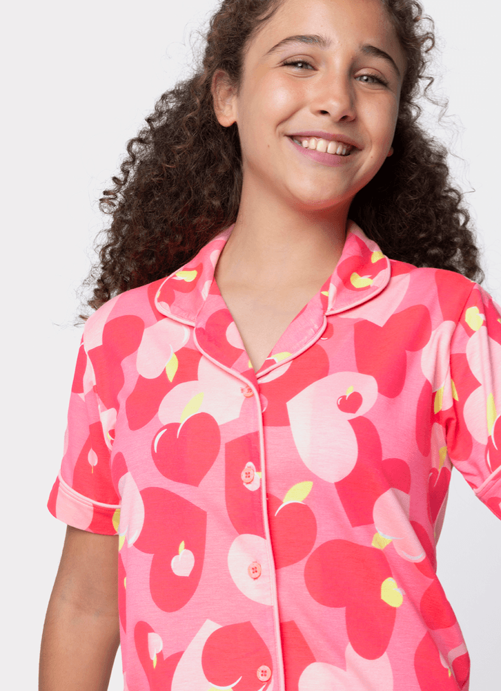 Pijama-Manga-Curta-Viscose-Menina-Teen-Panda-Romantico