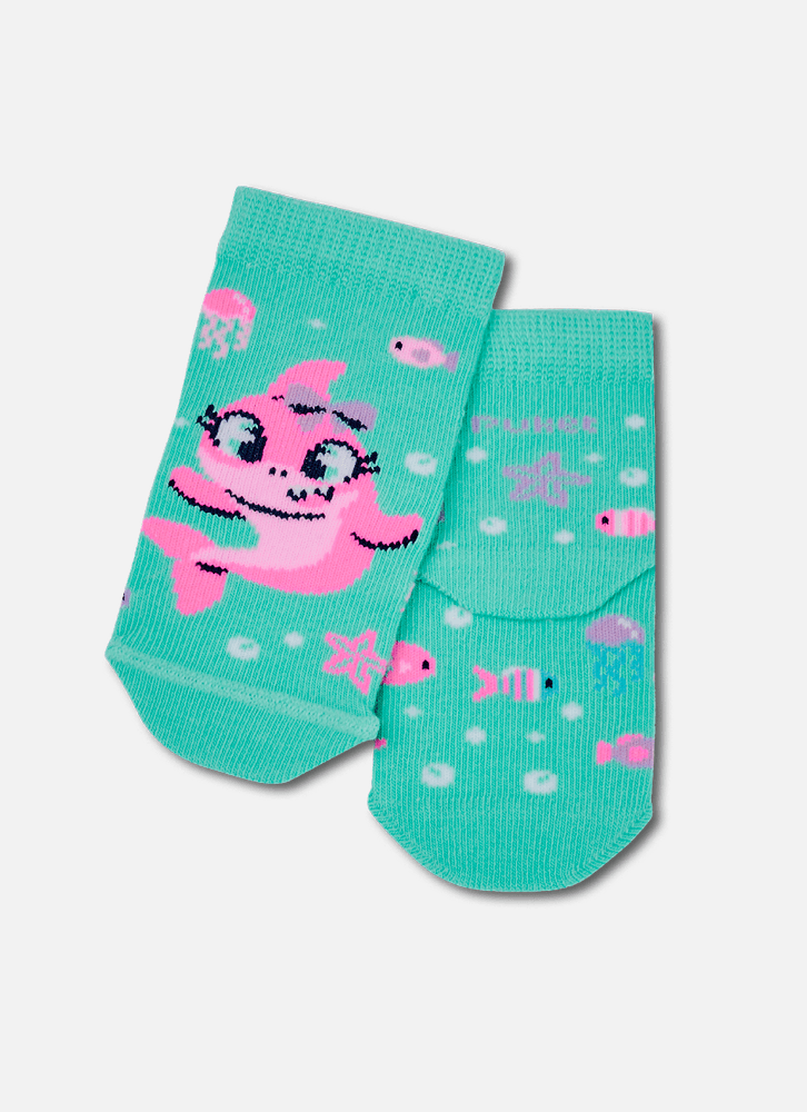 Meia-Soquete-Bebe-Menina-Tubarao