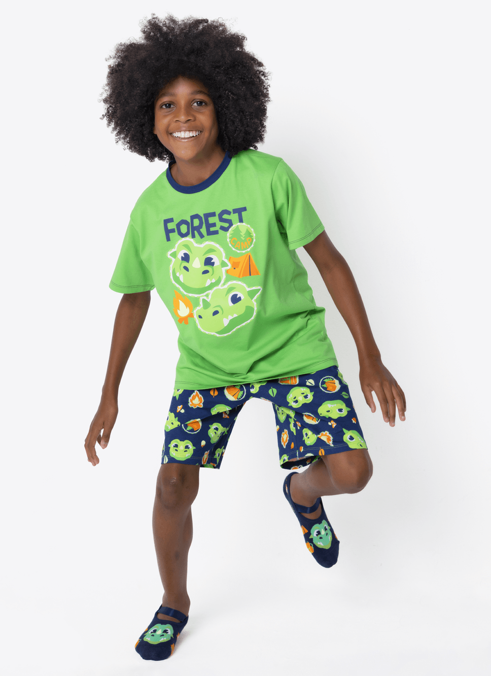 Pijama-Manga-Curta-Menino-Teen-Dragao-Camping