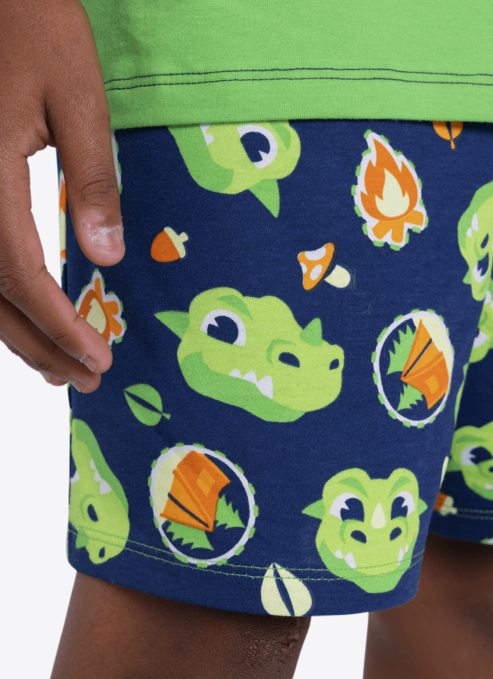 Pijama-Manga-Curta-Menino-Teen-Dragao-Camping