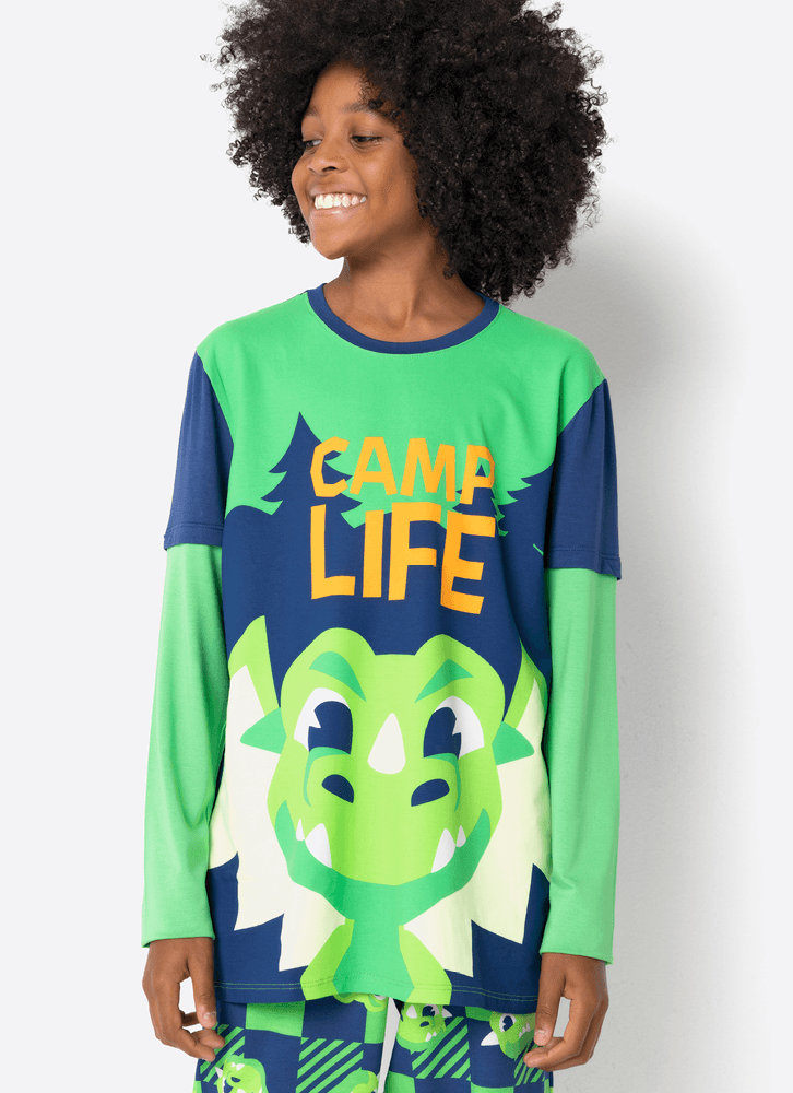Pijama-Manga-Longa-Menino-Teen-Dragao-Camping
