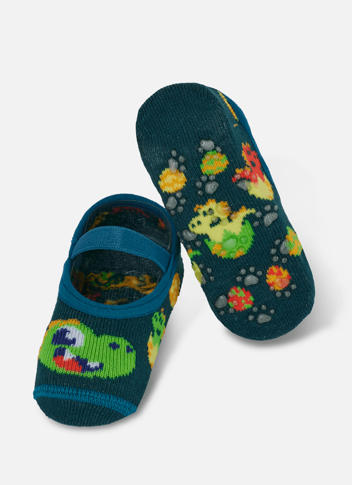 Meia-Sapatilha-Antiderrapante-Bebe-Menino-Dino