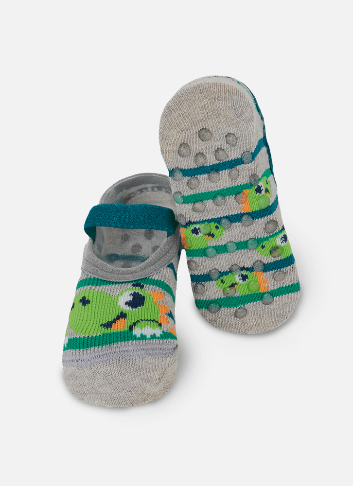 Meia-Sapatilha-Antiderrapante-Bebe-Rn-Menino-Dino