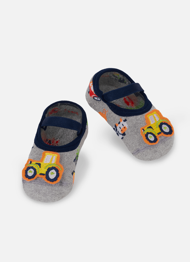 Meia-Sapatilha-Antiderrapante-Bebe-Menino-Fazenda