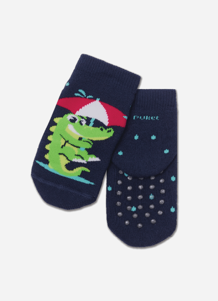 Meia-Soquete-Antiderrapante-Bebe-Menino-Jacare