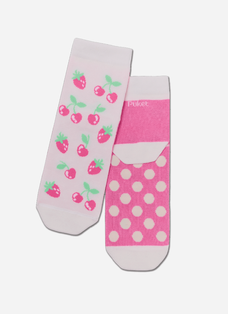 Meia-Cano-Curto-Feminina-Morangos