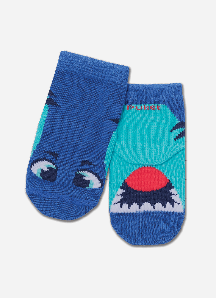 Meia-Soquete-Bebe-Rn-Menino-Tubarao