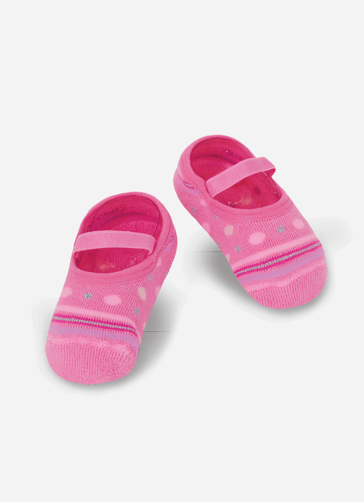 Meia-Sapatilha-Antiderrapante-Bebe-Menina-Bolinhas
