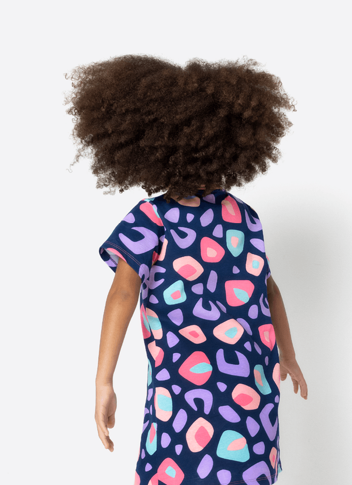 Camisola-Manga-Curta-Algodao-Menina-Onca