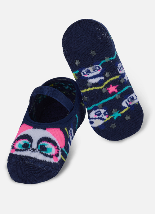 Meia Sapatilha Bebê Menina Panda