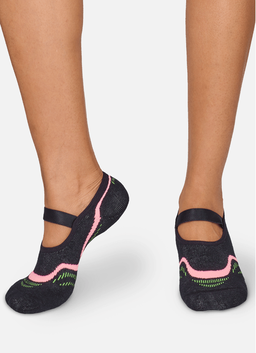 Meia Sapatilha Antiderrapante Feminina Pilates