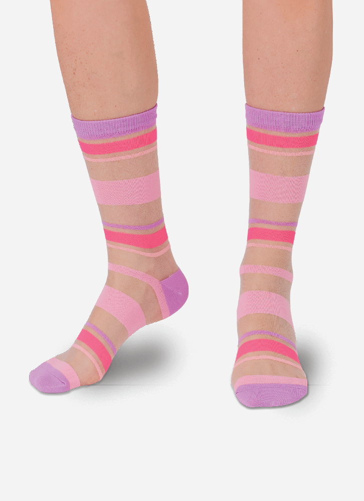 Meia-Soquete-Transparente-Feminina-Listrada