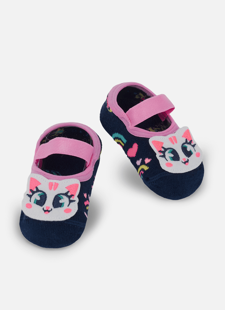 Meia-Sapatilha-Antiderrapante-Bebe-Menina-Gata