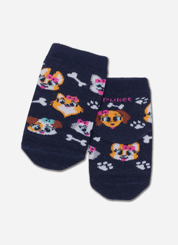 Meia-Soquete-Bebe-Rn-Menina-Cachorros