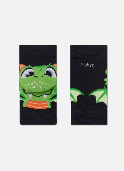 Joelheira com Antiderrapante Bebê Menino Dragão