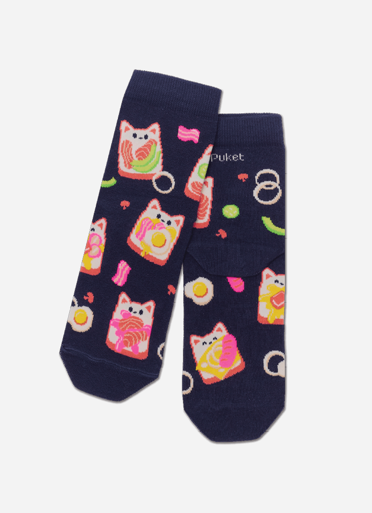 Meia-Soquete-Feminina-Gatinho-Sanduiche