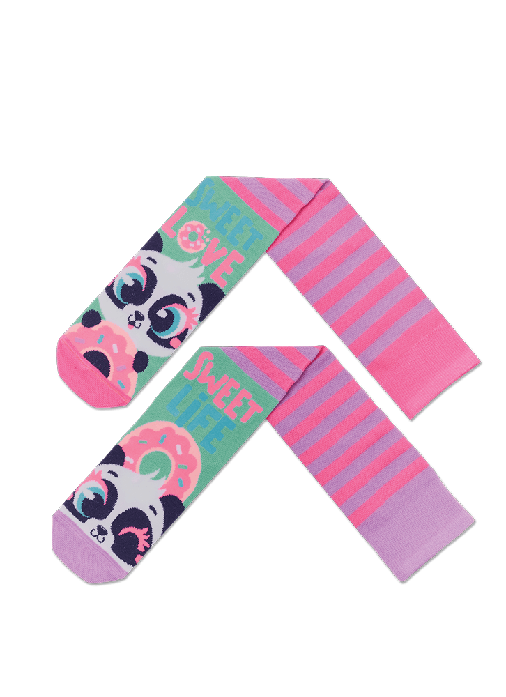 Meia-Cano-3-4-Feminina-Panda