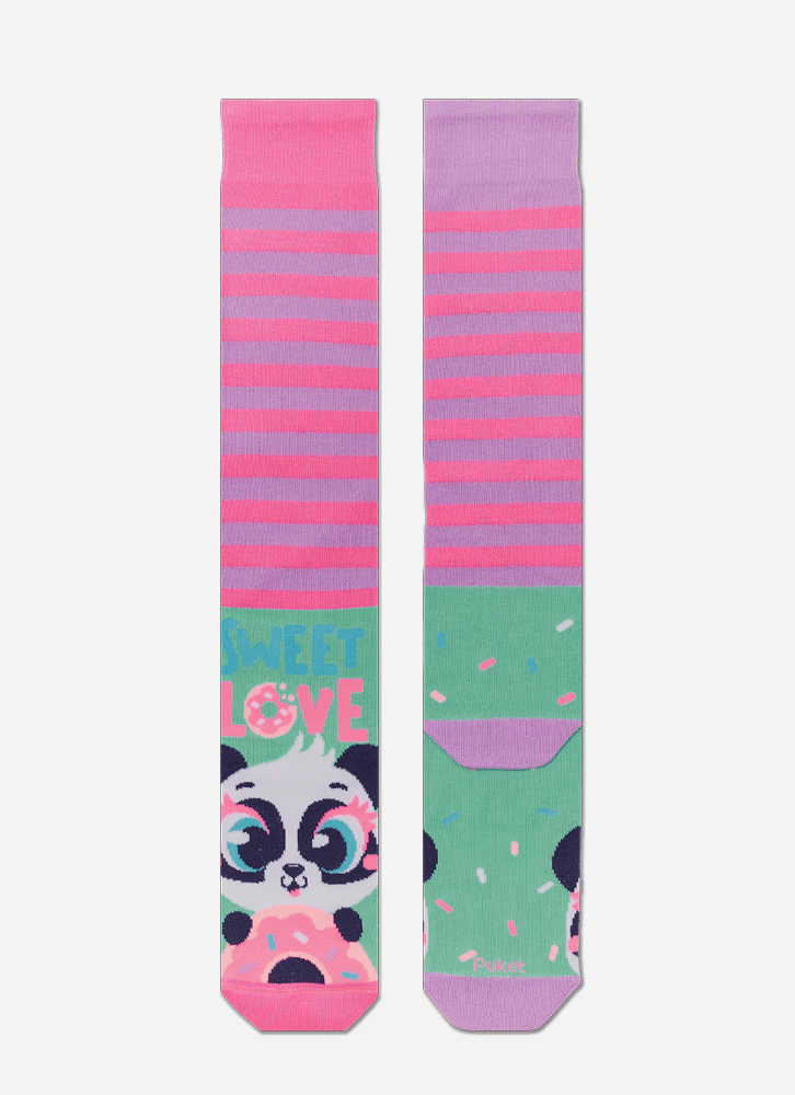 Meia-Cano-3-4-Feminina-Panda