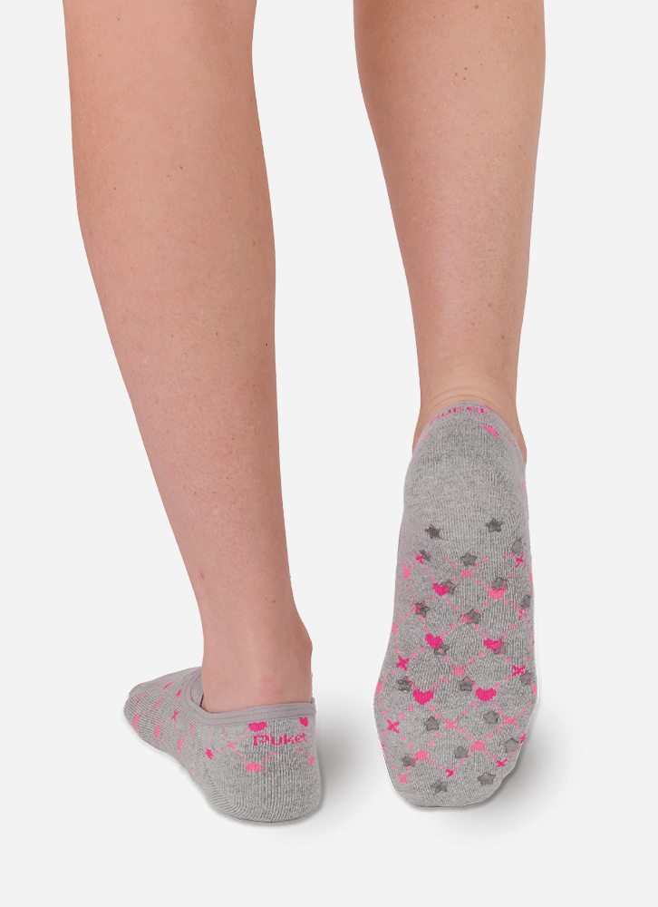 Meia-Sapatilha-Antiderrapante-Feminina-Estrela-E-Coracao