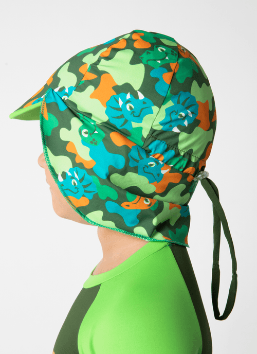 Chapéu com Proteção Solar Menino Dino Trio