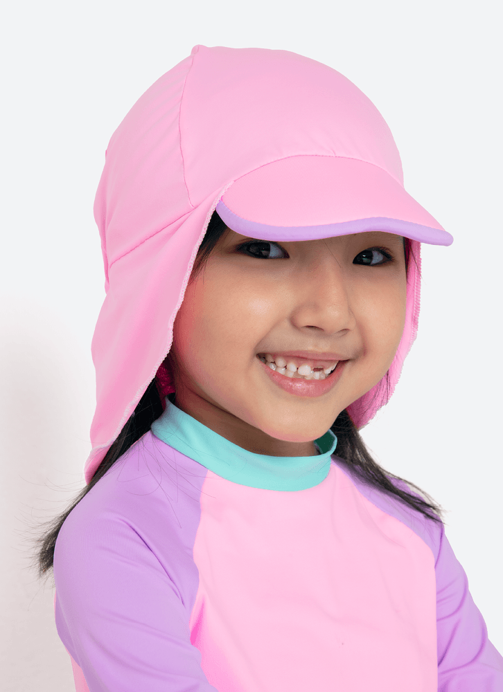 Chapeu-Com-Protecao-Solar-Menina-Color-Block-Rosa