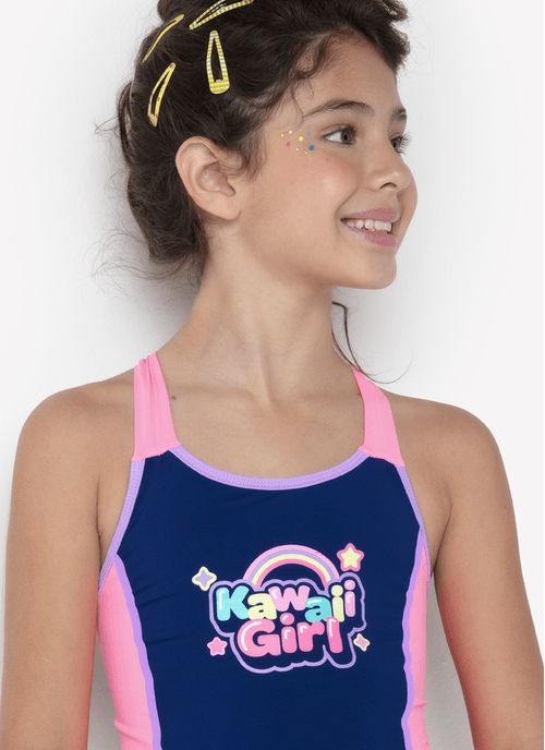 Maio com Proteção Solar Menina Teen Unicórnio Kawaii