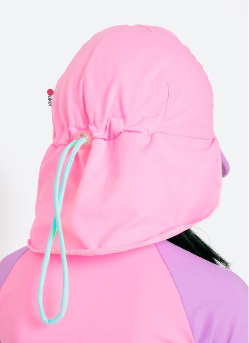 Chapéu Com Proteção Solar Menina Color Block