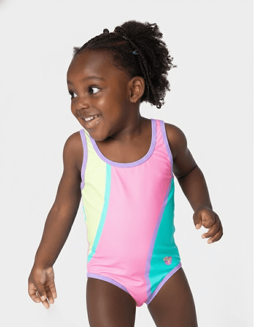 Maiô com Proteção Solar Menina 1/2 Anos Colorful