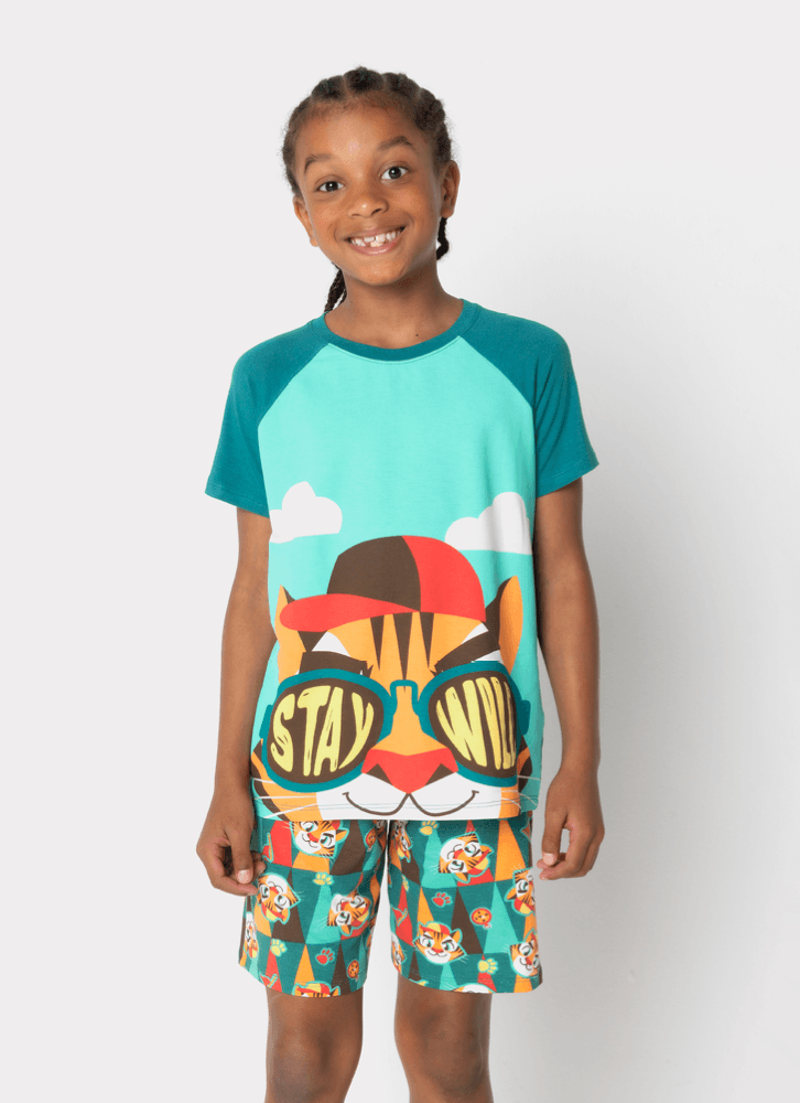 Pijama-Manga-Curta-Viscolycra-Menino-Tigre-Camping