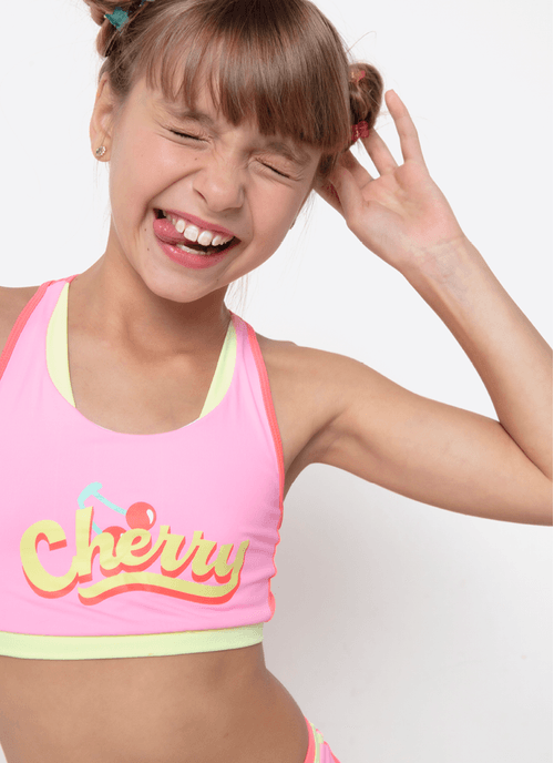 Biquíni Menina Teen Unicórnio Cherry