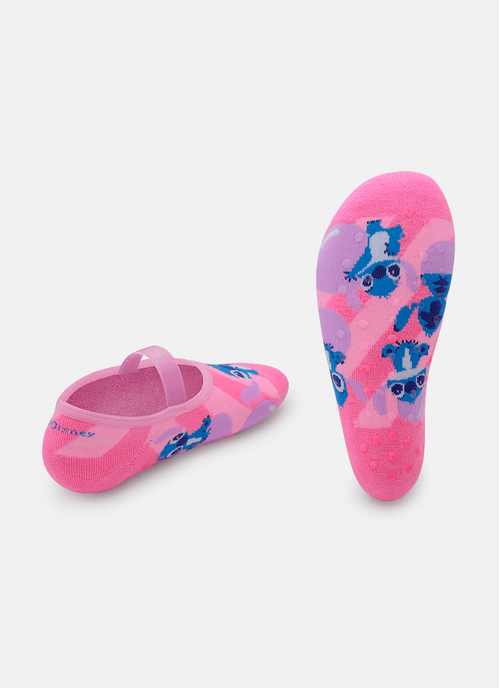 Meia Sapatilha Antiderrapante Feminina Stitch