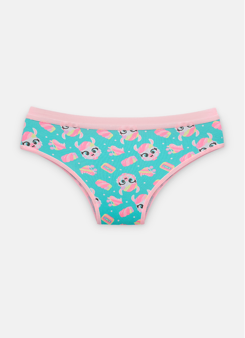 Calcinha Boneca Algodão Menina Teen Lhama Retrô