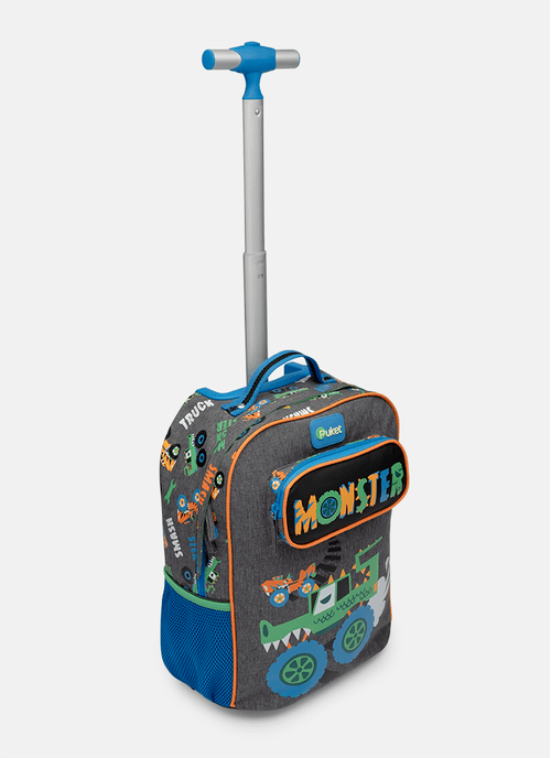 Mochila com Rodinha Pequena Monster Truck