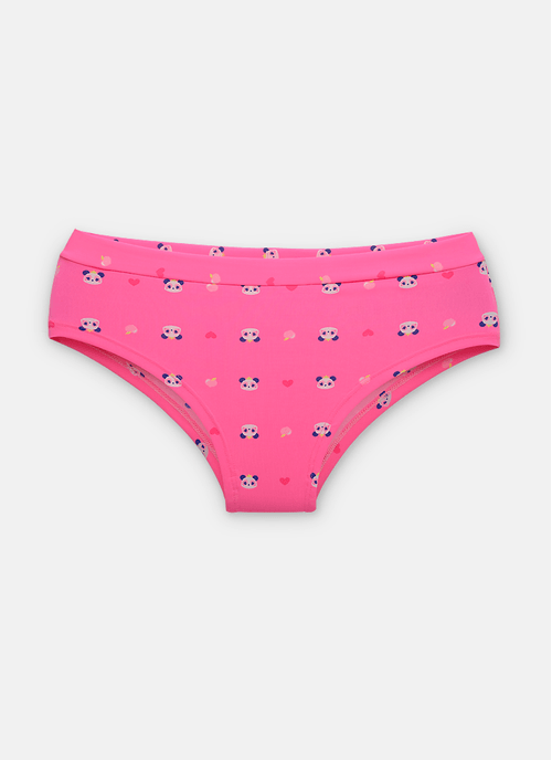 Calcinha Boneca Microfibra Menina Teen Panda Romântico